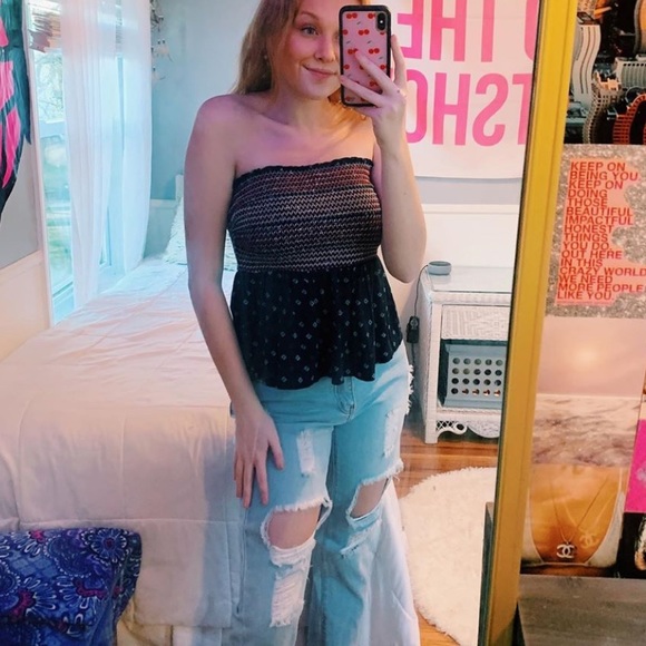 Arizona Jean Company Tops - red white & blue tube top